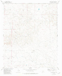 Cistern Draw New Mexico Historical topographic map, 1:24000 scale, 7.5 X 7.5 Minute, Year 1981