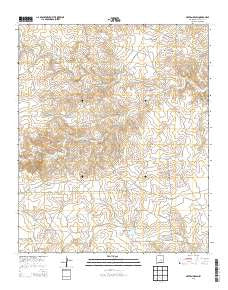 Cistern Draw New Mexico Current topographic map, 1:24000 scale, 7.5 X 7.5 Minute, Year 2013