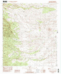Clanton Draw New Mexico Historical topographic map, 1:24000 scale, 7.5 X 7.5 Minute, Year 1982