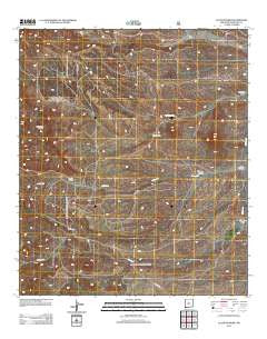 Clanton Draw New Mexico Historical topographic map, 1:24000 scale, 7.5 X 7.5 Minute, Year 2012