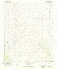 Clapham New Mexico Historical topographic map, 1:24000 scale, 7.5 X 7.5 Minute, Year 1966
