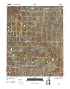 Clapham New Mexico Historical topographic map, 1:24000 scale, 7.5 X 7.5 Minute, Year 2010