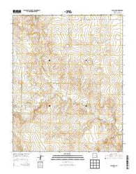 Clapham New Mexico Historical topographic map, 1:24000 scale, 7.5 X 7.5 Minute, Year 2013