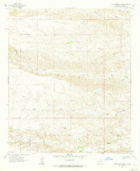 Clark Spring Canyon New Mexico Historical topographic map, 1:24000 scale, 7.5 X 7.5 Minute, Year 1961