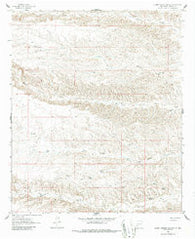 Clark Spring Canyon New Mexico Historical topographic map, 1:24000 scale, 7.5 X 7.5 Minute, Year 1961