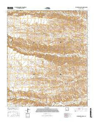 Clark Spring Canyon New Mexico Current topographic map, 1:24000 scale, 7.5 X 7.5 Minute, Year 2017