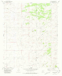 Claunch New Mexico Historical topographic map, 1:24000 scale, 7.5 X 7.5 Minute, Year 1981