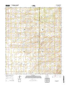 Claunch New Mexico Historical topographic map, 1:24000 scale, 7.5 X 7.5 Minute, Year 2013