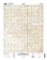 Claunch New Mexico Current topographic map, 1:24000 scale, 7.5 X 7.5 Minute, Year 2017