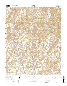 Claunch SE New Mexico Current topographic map, 1:24000 scale, 7.5 X 7.5 Minute, Year 2017