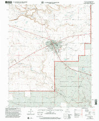 Clayton New Mexico Historical topographic map, 1:24000 scale, 7.5 X 7.5 Minute, Year 1998
