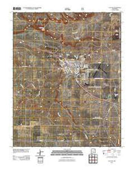 Clayton New Mexico Historical topographic map, 1:24000 scale, 7.5 X 7.5 Minute, Year 2011