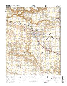 Clayton New Mexico Current topographic map, 1:24000 scale, 7.5 X 7.5 Minute, Year 2017