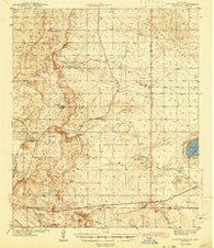 Clayton Basin New Mexico Historical topographic map, 1:62500 scale, 15 X 15 Minute, Year 1943
