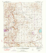 Clayton Basin New Mexico Historical topographic map, 1:62500 scale, 15 X 15 Minute, Year 1942