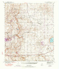 Clayton Basin New Mexico Historical topographic map, 1:62500 scale, 15 X 15 Minute, Year 1942