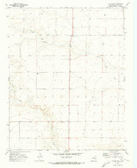 Clayton SW New Mexico Historical topographic map, 1:24000 scale, 7.5 X 7.5 Minute, Year 1970