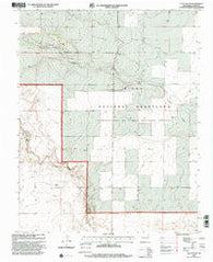 Clayton SW New Mexico Historical topographic map, 1:24000 scale, 7.5 X 7.5 Minute, Year 1998