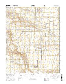 Clayton SW New Mexico Current topographic map, 1:24000 scale, 7.5 X 7.5 Minute, Year 2017