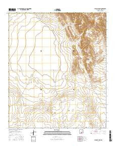 Cleones Tank New Mexico Current topographic map, 1:24000 scale, 7.5 X 7.5 Minute, Year 2017