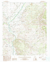 Cliff New Mexico Historical topographic map, 1:24000 scale, 7.5 X 7.5 Minute, Year 1990