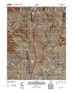 Clifton House New Mexico Historical topographic map, 1:24000 scale, 7.5 X 7.5 Minute, Year 2010