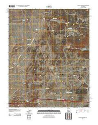 Clines Corners New Mexico Historical topographic map, 1:24000 scale, 7.5 X 7.5 Minute, Year 2010