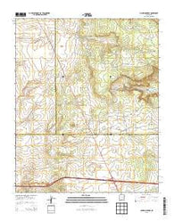 Clines Corners New Mexico Historical topographic map, 1:24000 scale, 7.5 X 7.5 Minute, Year 2013