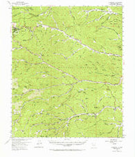 Cloudcroft New Mexico Historical topographic map, 1:62500 scale, 15 X 15 Minute, Year 1952