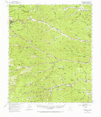 Cloudcroft New Mexico Historical topographic map, 1:62500 scale, 15 X 15 Minute, Year 1952