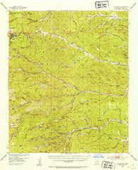 Cloudcroft New Mexico Historical topographic map, 1:62500 scale, 15 X 15 Minute, Year 1952