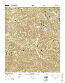 Cloudcroft New Mexico Historical topographic map, 1:24000 scale, 7.5 X 7.5 Minute, Year 2013