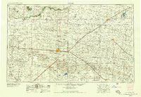 Clovis New Mexico Historical topographic map, 1:250000 scale, 1 X 2 Degree, Year 1958