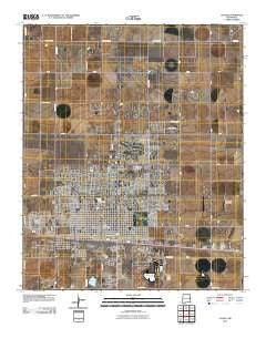 Clovis New Mexico Historical topographic map, 1:24000 scale, 7.5 X 7.5 Minute, Year 2010