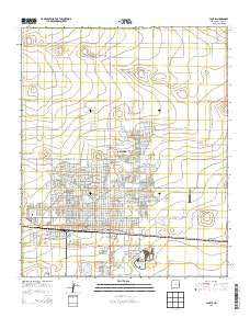 Clovis New Mexico Historical topographic map, 1:24000 scale, 7.5 X 7.5 Minute, Year 2013