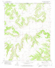 Cobert Mesa South New Mexico Historical topographic map, 1:24000 scale, 7.5 X 7.5 Minute, Year 1972