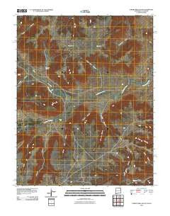 Cobert Mesa South New Mexico Historical topographic map, 1:24000 scale, 7.5 X 7.5 Minute, Year 2010