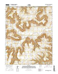 Cobert Mesa South New Mexico Current topographic map, 1:24000 scale, 7.5 X 7.5 Minute, Year 2017