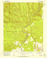 Cochiti Dam New Mexico Historical topographic map, 1:24000 scale, 7.5 X 7.5 Minute, Year 1953