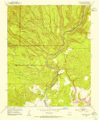 Cochiti Dam New Mexico Historical topographic map, 1:24000 scale, 7.5 X 7.5 Minute, Year 1953