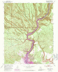 Cochiti Dam New Mexico Historical topographic map, 1:24000 scale, 7.5 X 7.5 Minute, Year 1953