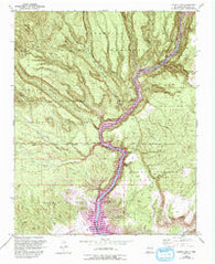 Cochiti Dam New Mexico Historical topographic map, 1:24000 scale, 7.5 X 7.5 Minute, Year 1953