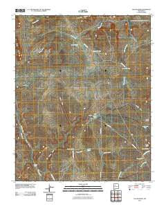 Collier Draw New Mexico Historical topographic map, 1:24000 scale, 7.5 X 7.5 Minute, Year 2010