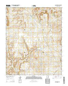 Collier Draw New Mexico Historical topographic map, 1:24000 scale, 7.5 X 7.5 Minute, Year 2013