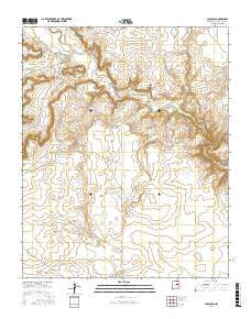 Colonias New Mexico Current topographic map, 1:24000 scale, 7.5 X 7.5 Minute, Year 2017