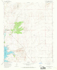 Colorado Canyon New Mexico Historical topographic map, 1:24000 scale, 7.5 X 7.5 Minute, Year 1966