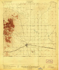 Columbus New Mexico Historical topographic map, 1:62500 scale, 15 X 15 Minute, Year 1917