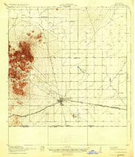 Columbus New Mexico Historical topographic map, 1:62500 scale, 15 X 15 Minute, Year 1920