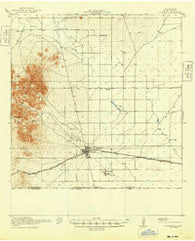 Columbus New Mexico Historical topographic map, 1:62500 scale, 15 X 15 Minute, Year 1920