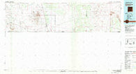 Columbus New Mexico Historical topographic map, 1:100000 scale, 30 X 60 Minute, Year 1981